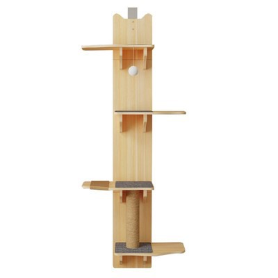 モダンな壁掛けキャットツリー